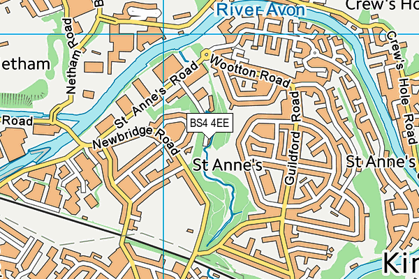 BS4 4EE map - OS VectorMap District (Ordnance Survey) BS4 4EE map - OS VectorMap District (Ordnance Survey)