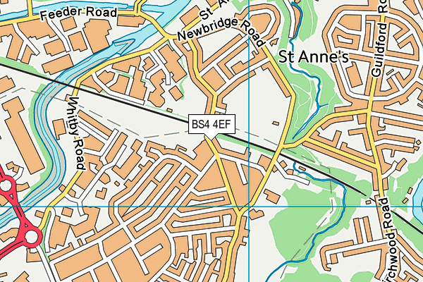 BS4 4EF map - OS VectorMap District (Ordnance Survey)