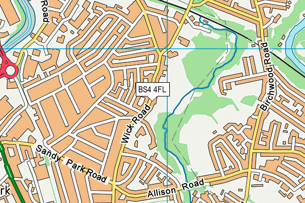 BS4 4FL map - OS VectorMap District (Ordnance Survey) BS4 4FL map - OS VectorMap District (Ordnance Survey)