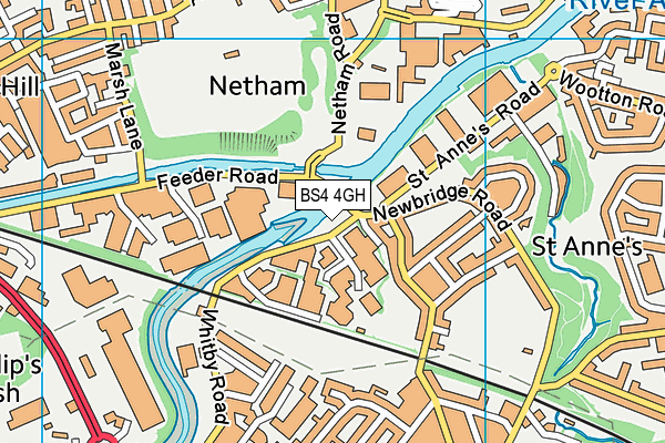 BS4 4GH map - OS VectorMap District (Ordnance Survey) BS4 4GH map - OS VectorMap District (Ordnance Survey)
