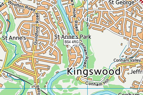 BS4 4RG map - OS VectorMap District (Ordnance Survey) BS4 4RG map - OS VectorMap District (Ordnance Survey)