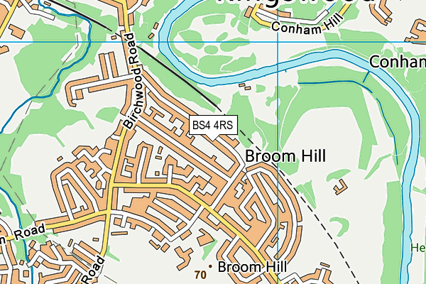 BS4 4RS map - OS VectorMap District (Ordnance Survey) BS4 4RS map - OS VectorMap District (Ordnance Survey)