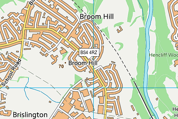 BS4 4RZ map - OS VectorMap District (Ordnance Survey) BS4 4RZ map - OS VectorMap District (Ordnance Survey)