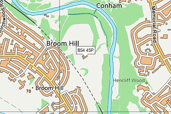 BS4 4SP map - OS VectorMap District (Ordnance Survey) BS4 4SP map - OS VectorMap District (Ordnance Survey)