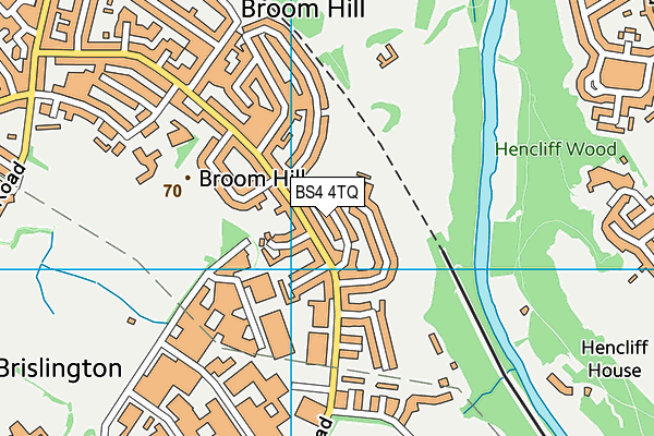 BS4 4TQ map - OS VectorMap District (Ordnance Survey) BS4 4TQ map - OS VectorMap District (Ordnance Survey)