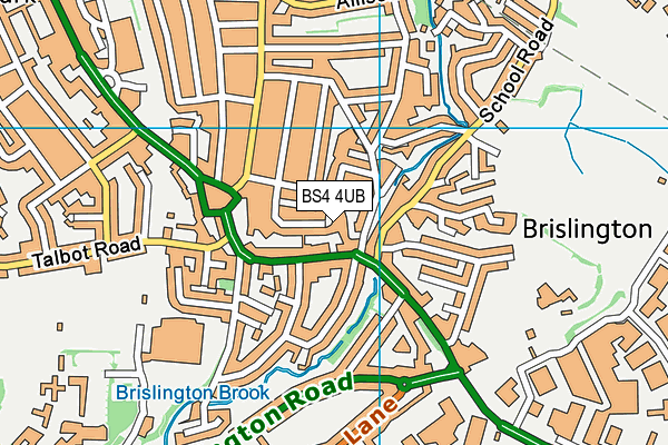 BS4 4UB map - OS VectorMap District (Ordnance Survey) BS4 4UB map - OS VectorMap District (Ordnance Survey)