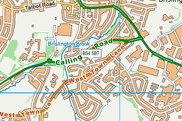 BS4 5BT map - OS VectorMap District (Ordnance Survey) BS4 5BT map - OS VectorMap District (Ordnance Survey)