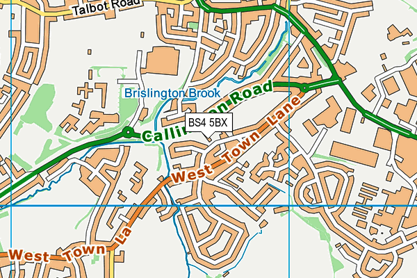 BS4 5BX map - OS VectorMap District (Ordnance Survey) BS4 5BX map - OS VectorMap District (Ordnance Survey)