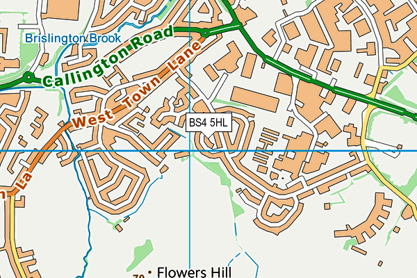 BS4 5HL map - OS VectorMap District (Ordnance Survey) BS4 5HL map - OS VectorMap District (Ordnance Survey)