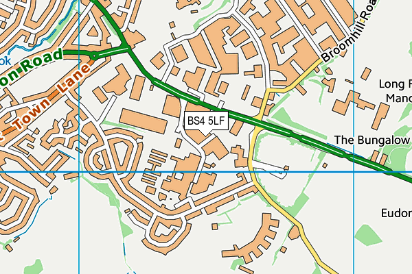 BS4 5LF map - OS VectorMap District (Ordnance Survey) BS4 5LF map - OS VectorMap District (Ordnance Survey)
