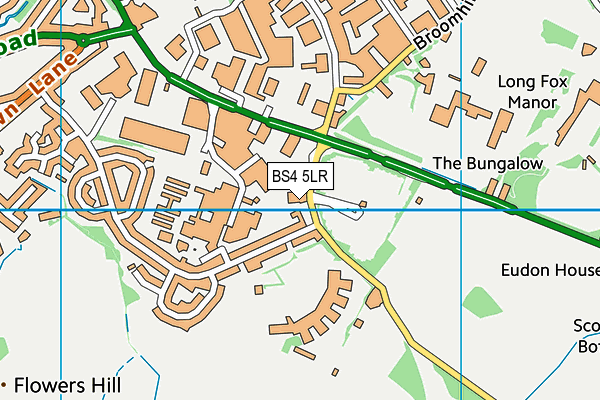 BS4 5LR map - OS VectorMap District (Ordnance Survey) BS4 5LR map - OS VectorMap District (Ordnance Survey)