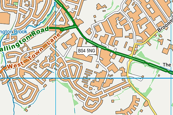 BS4 5NG map - OS VectorMap District (Ordnance Survey) BS4 5NG map - OS VectorMap District (Ordnance Survey)