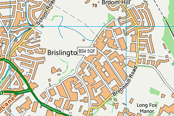 BS4 5QF map - OS VectorMap District (Ordnance Survey) BS4 5QF map - OS VectorMap District (Ordnance Survey)