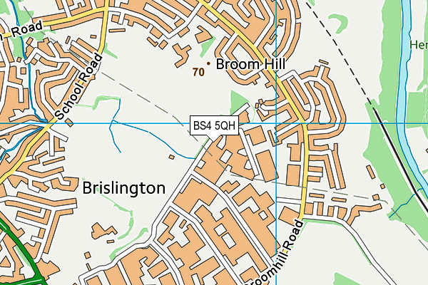 BS4 5QH map - OS VectorMap District (Ordnance Survey) BS4 5QH map - OS VectorMap District (Ordnance Survey)