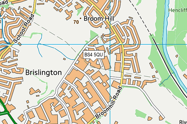 BS4 5QU map - OS VectorMap District (Ordnance Survey) BS4 5QU map - OS VectorMap District (Ordnance Survey)