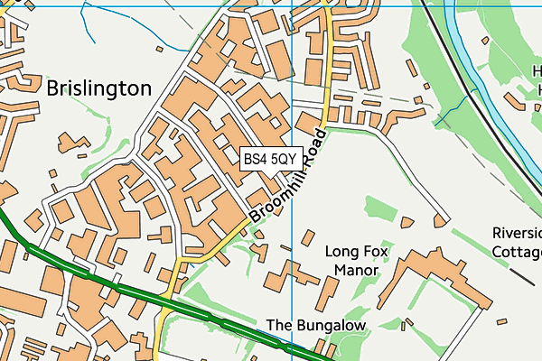 BS4 5QY map - OS VectorMap District (Ordnance Survey) BS4 5QY map - OS VectorMap District (Ordnance Survey)