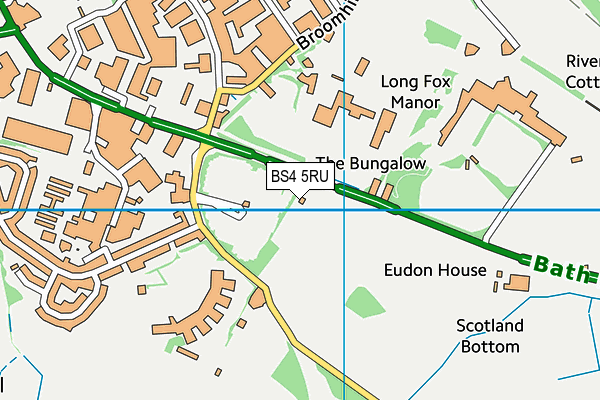 BS4 5RU map - OS VectorMap District (Ordnance Survey) BS4 5RU map - OS VectorMap District (Ordnance Survey)