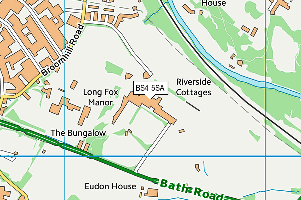 BS4 5SA map - OS VectorMap District (Ordnance Survey) BS4 5SA map - OS VectorMap District (Ordnance Survey)