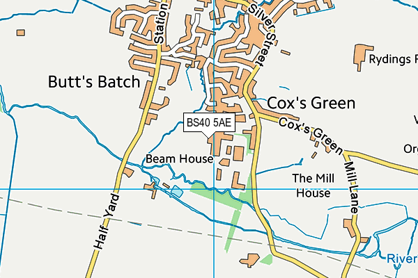 BS40 5AE map - OS VectorMap District (Ordnance Survey) BS40 5AE map - OS VectorMap District (Ordnance Survey)