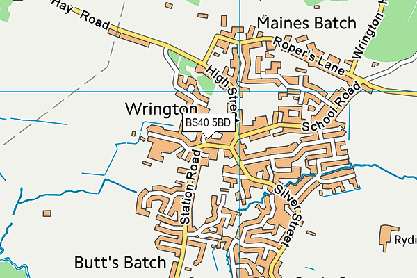 BS40 5BD map - OS VectorMap District (Ordnance Survey) BS40 5BD map - OS VectorMap District (Ordnance Survey)