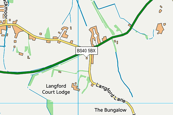 BS40 5BX map - OS VectorMap District (Ordnance Survey) BS40 5BX map - OS VectorMap District (Ordnance Survey)