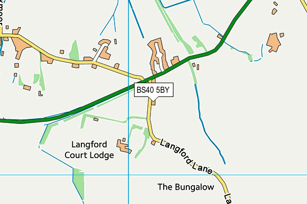 BS40 5BY map - OS VectorMap District (Ordnance Survey) BS40 5BY map - OS VectorMap District (Ordnance Survey)