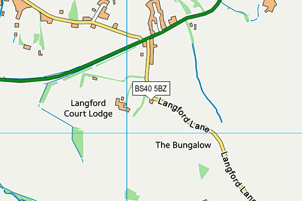 BS40 5BZ map - OS VectorMap District (Ordnance Survey) BS40 5BZ map - OS VectorMap District (Ordnance Survey)