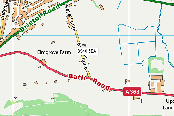 BS40 5EA map - OS VectorMap District (Ordnance Survey) BS40 5EA map - OS VectorMap District (Ordnance Survey)
