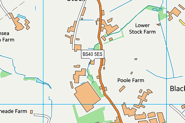 BS40 5ES map - OS VectorMap District (Ordnance Survey) BS40 5ES map - OS VectorMap District (Ordnance Survey)