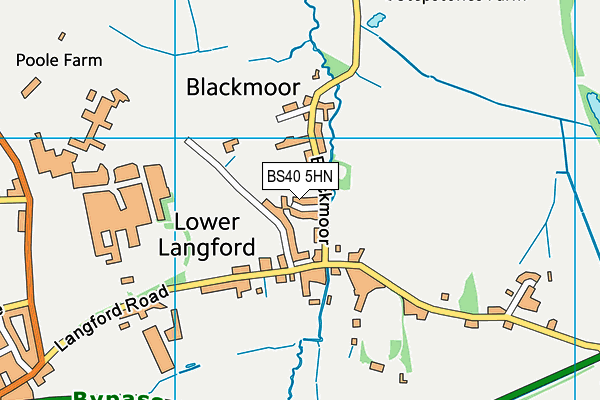 BS40 5HN map - OS VectorMap District (Ordnance Survey)