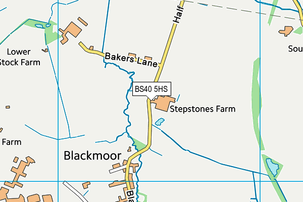 BS40 5HS map - OS VectorMap District (Ordnance Survey) BS40 5HS map - OS VectorMap District (Ordnance Survey)