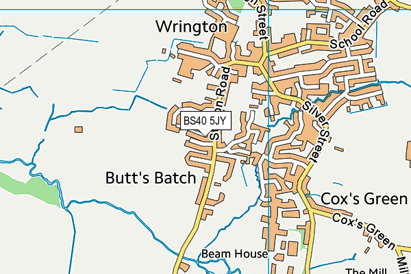 BS40 5JY map - OS VectorMap District (Ordnance Survey) BS40 5JY map - OS VectorMap District (Ordnance Survey)