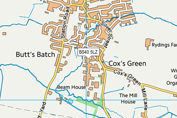 BS40 5LZ map - OS VectorMap District (Ordnance Survey) BS40 5LZ map - OS VectorMap District (Ordnance Survey)