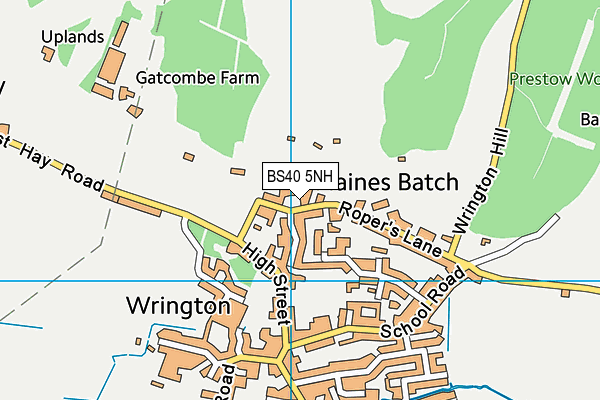 BS40 5NH map - OS VectorMap District (Ordnance Survey) BS40 5NH map - OS VectorMap District (Ordnance Survey)