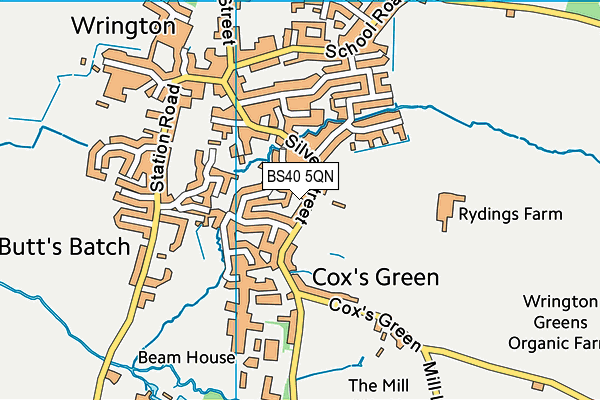 BS40 5QN map - OS VectorMap District (Ordnance Survey) BS40 5QN map - OS VectorMap District (Ordnance Survey)