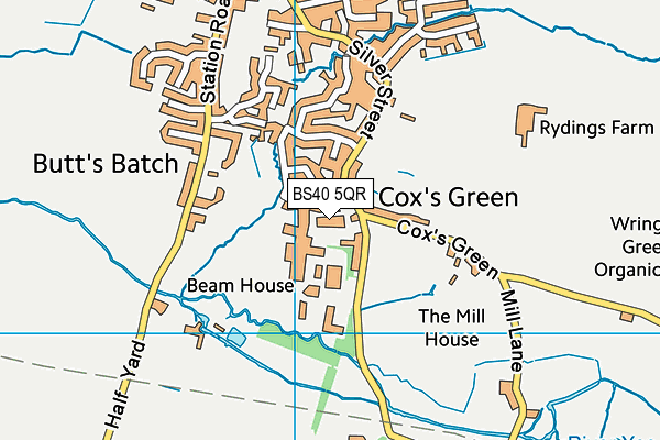 BS40 5QR map - OS VectorMap District (Ordnance Survey) BS40 5QR map - OS VectorMap District (Ordnance Survey)