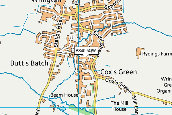 BS40 5QW map - OS VectorMap District (Ordnance Survey) BS40 5QW map - OS VectorMap District (Ordnance Survey)