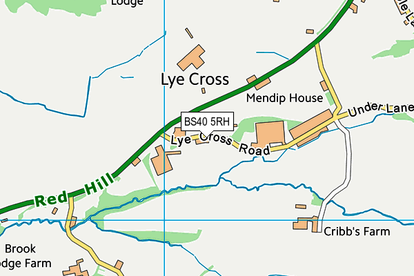 BS40 5RH map - OS VectorMap District (Ordnance Survey) BS40 5RH map - OS VectorMap District (Ordnance Survey)