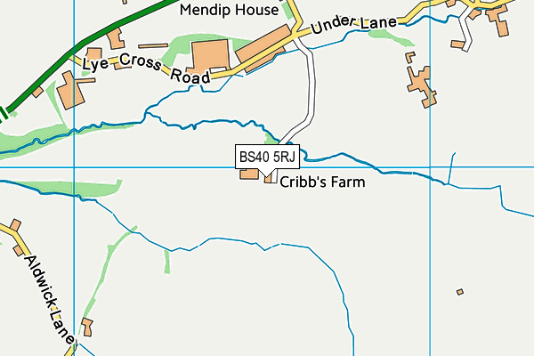 BS40 5RJ map - OS VectorMap District (Ordnance Survey) BS40 5RJ map - OS VectorMap District (Ordnance Survey)