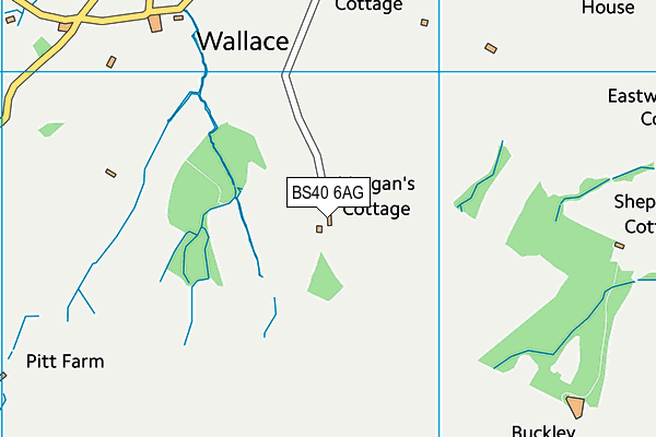 BS40 6AG map - OS VectorMap District (Ordnance Survey) BS40 6AG map - OS VectorMap District (Ordnance Survey)