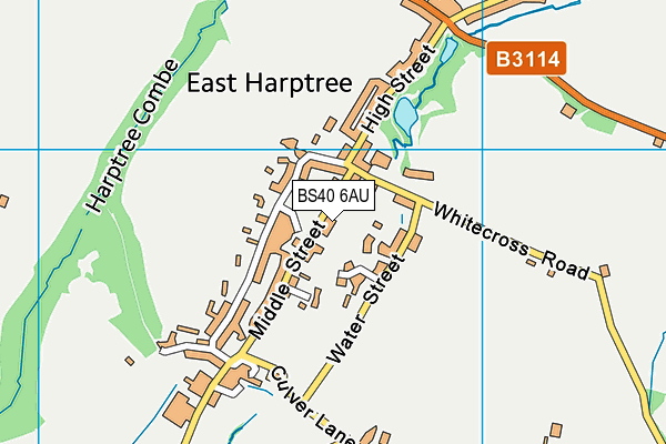 BS40 6AU map - OS VectorMap District (Ordnance Survey) BS40 6AU map - OS VectorMap District (Ordnance Survey)