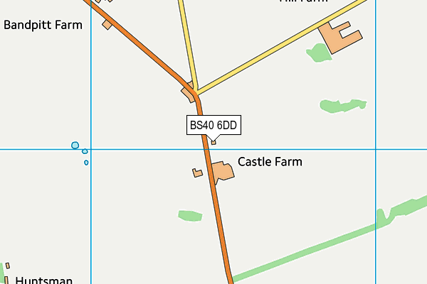 BS40 6DD map - OS VectorMap District (Ordnance Survey) BS40 6DD map - OS VectorMap District (Ordnance Survey)