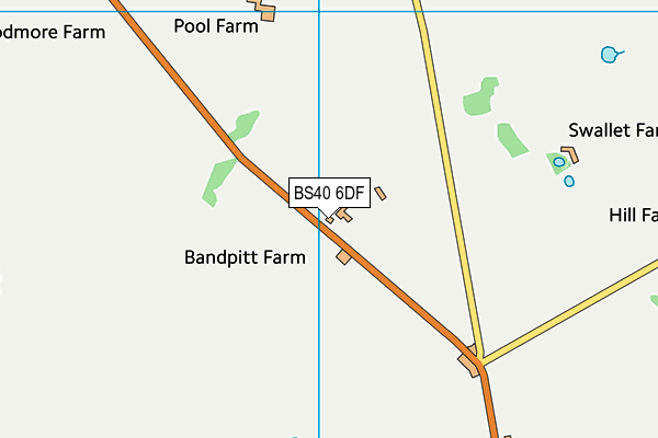 BS40 6DF map - OS VectorMap District (Ordnance Survey) BS40 6DF map - OS VectorMap District (Ordnance Survey)