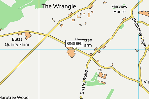 BS40 6EL map - OS VectorMap District (Ordnance Survey) BS40 6EL map - OS VectorMap District (Ordnance Survey)