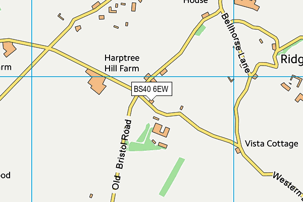 BS40 6EW map - OS VectorMap District (Ordnance Survey) BS40 6EW map - OS VectorMap District (Ordnance Survey)