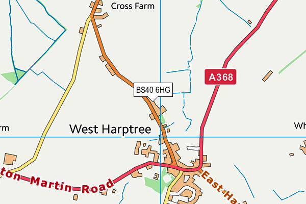 BS40 6HG map - OS VectorMap District (Ordnance Survey)