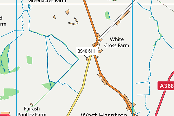 BS40 6HH map - OS VectorMap District (Ordnance Survey) BS40 6HH map - OS VectorMap District (Ordnance Survey)