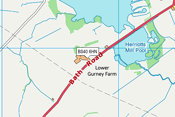 BS40 6HN map - OS VectorMap District (Ordnance Survey) BS40 6HN map - OS VectorMap District (Ordnance Survey)