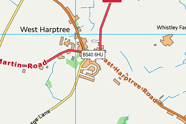 BS40 6HU map - OS VectorMap District (Ordnance Survey) BS40 6HU map - OS VectorMap District (Ordnance Survey)