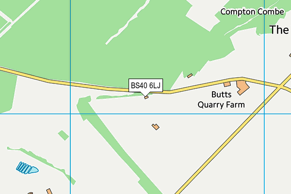 BS40 6LJ map - OS VectorMap District (Ordnance Survey) BS40 6LJ map - OS VectorMap District (Ordnance Survey)